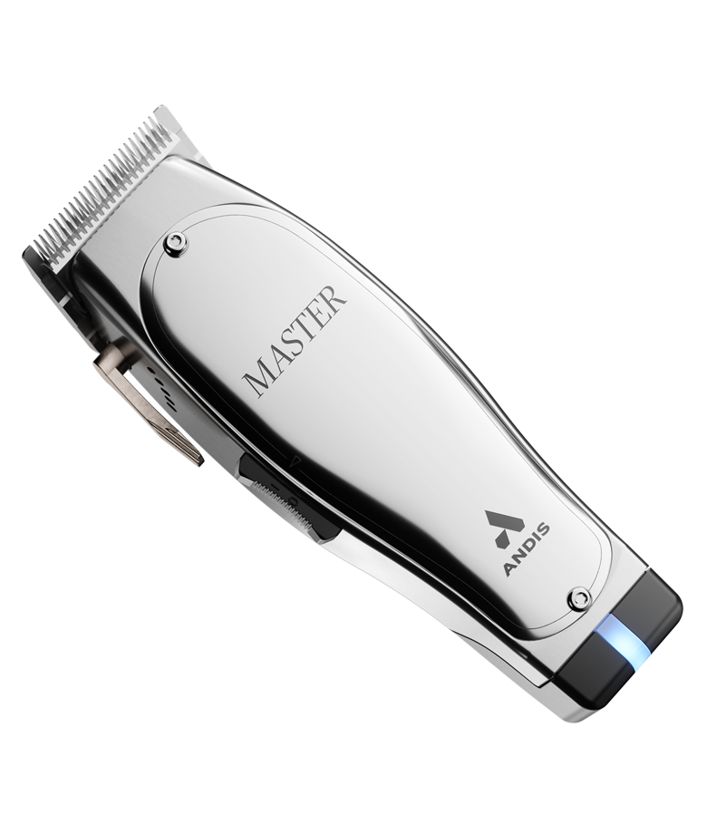 Andis 12660 Professional Master Corded/Cordless Hair Trimmer, Adjustable Carbon Steel Blade Clipper