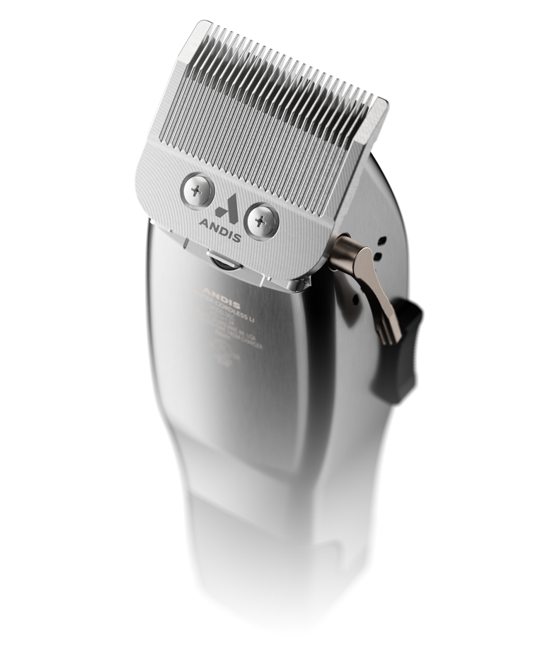 Andis 12660 Professional Master Corded/Cordless Hair Trimmer, Adjustable Carbon Steel Blade Clipper