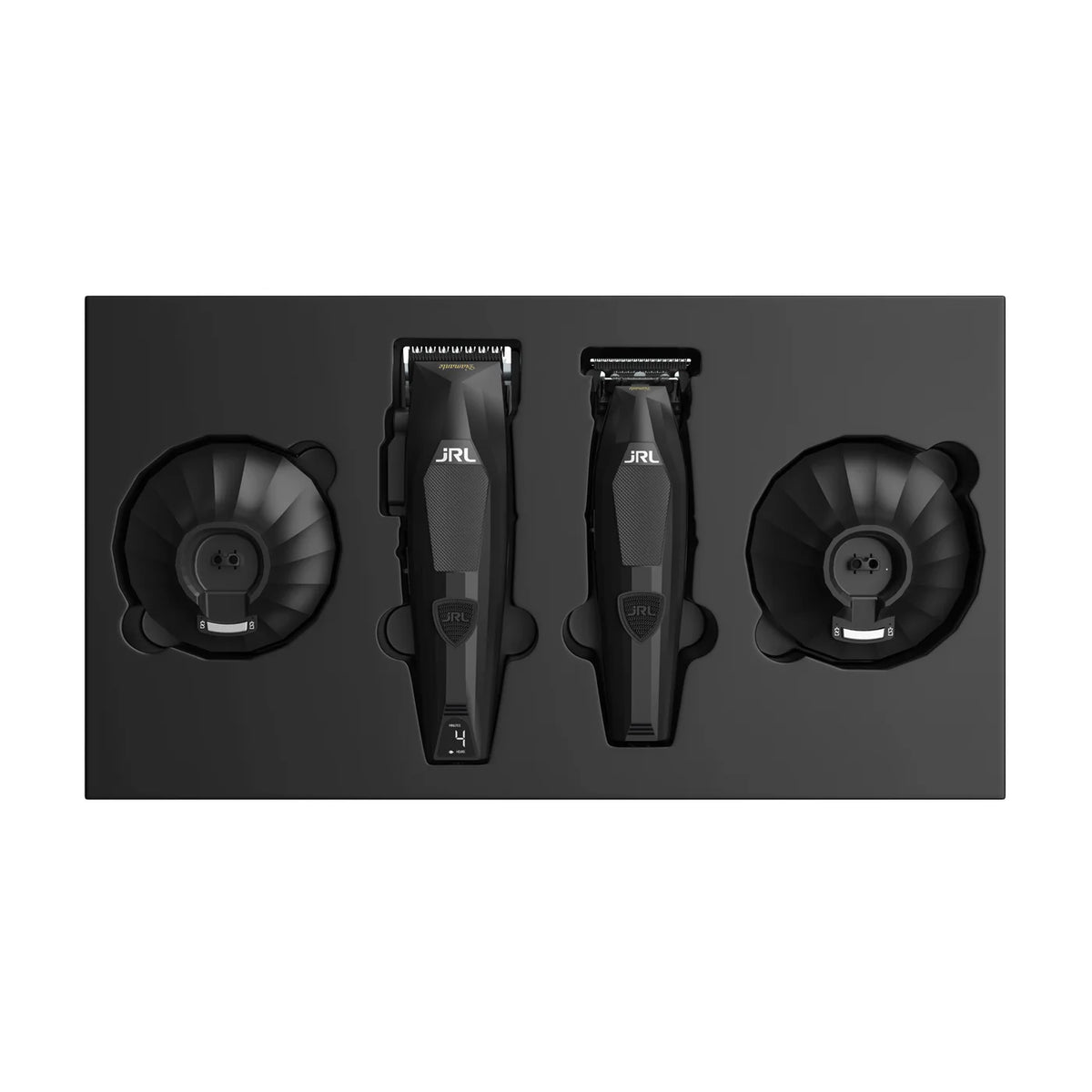 JRL Diamante 2-in-1 Cordless Clipper & Trimmer Set — Black
