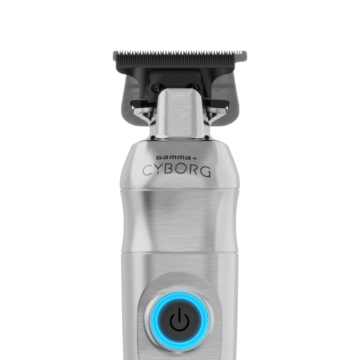 GAMMA+ Cyborg Professional Metal Cordless Ergonomic Hair Clipper Trimmer with Digital Brushless Motor