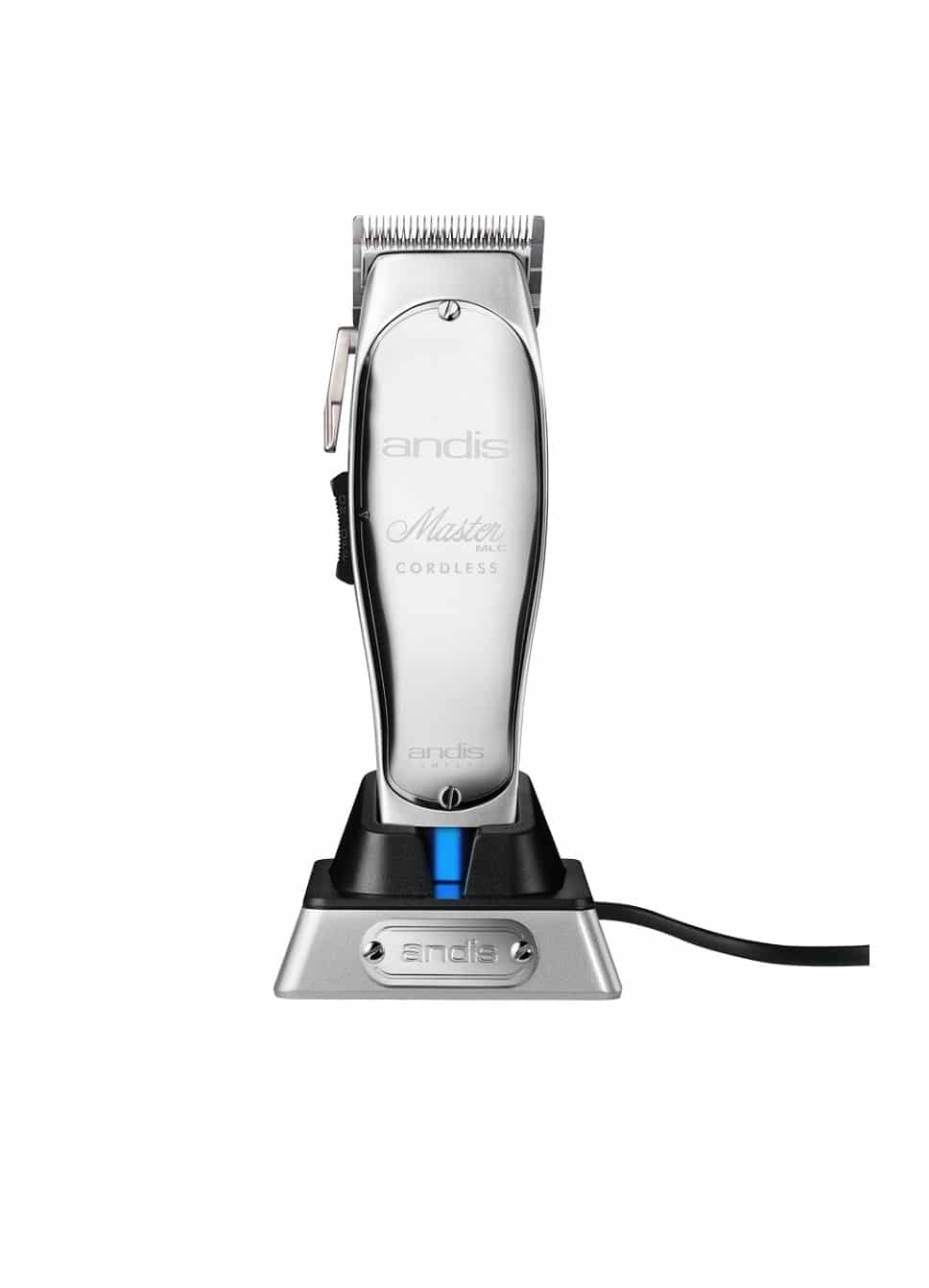 Andis 12660 Professional Master Corded/Cordless Hair Trimmer, Adjustable Carbon Steel Blade Clipper