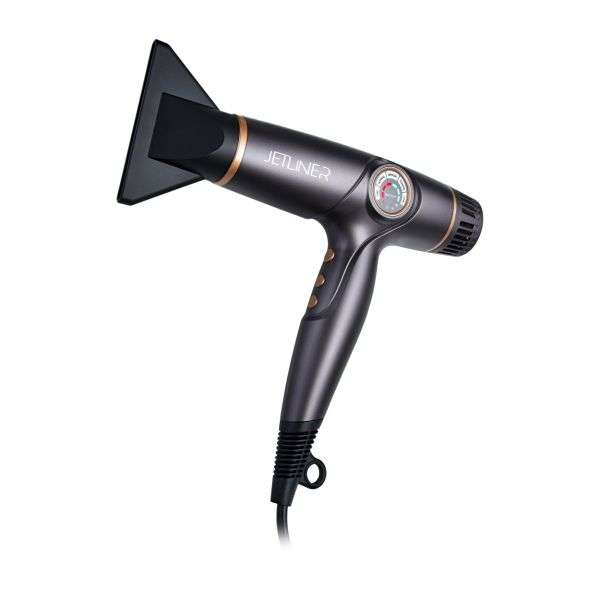 StyleCraft Professional Hair Dryer – Instinct-X with Brushless Motor & Digital Display, Sage Lightweight Blow Dryer, JetLiner x Silver Bullet with Digital Motor – Includes Nozzles & Diffuser