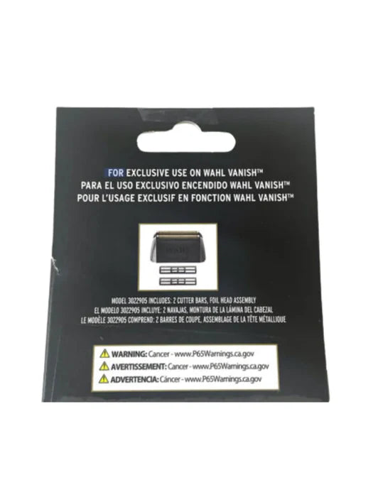 Wahl Vanish Shaver Gold Replacement Foil & Cutter #3022905