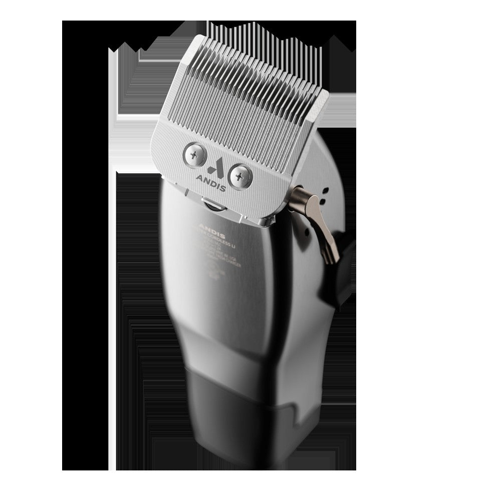 Andis 12660 Professional Master Corded/Cordless Hair Trimmer, Adjustable Carbon Steel Blade Clipper