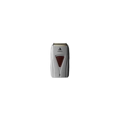 Andis TS-1 17235 Pro Foil Lithium Titanium Foil Shaver, Cord/Cordless, Smooth Shaving Cordless Shaver with Charger, Gray