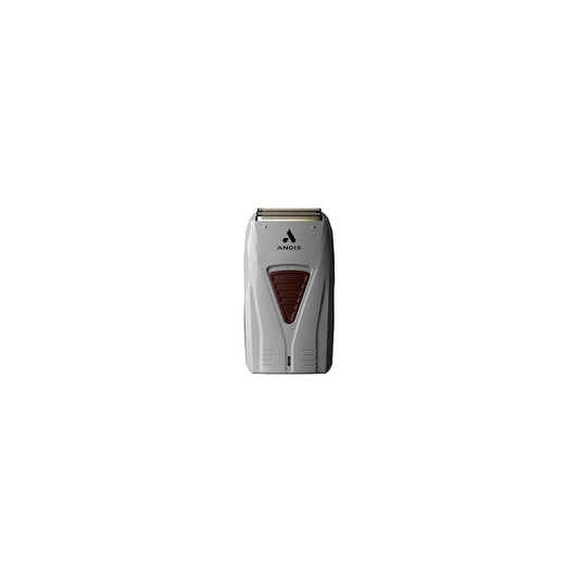 Andis TS-1 17235 Pro Foil Lithium Titanium Foil Shaver, Cord/Cordless, Smooth Shaving Cordless Shaver with Charger, Gray