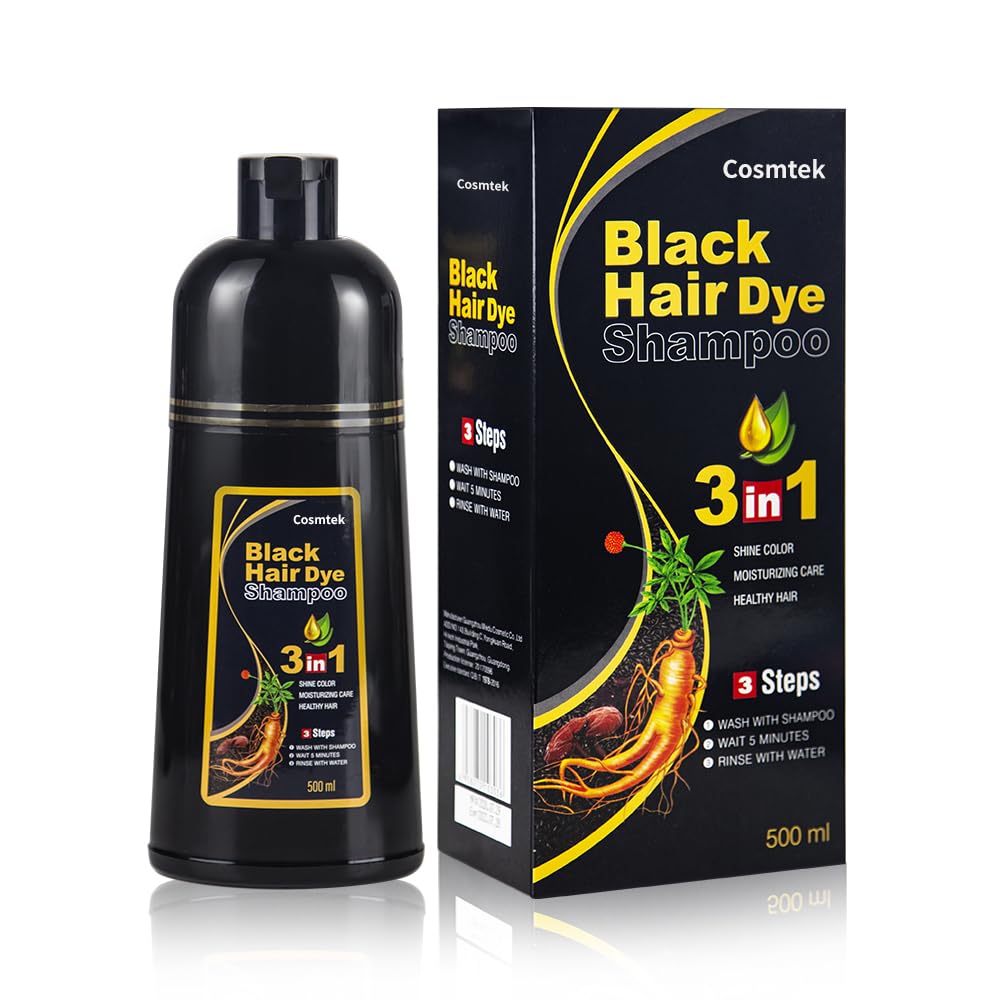 MEIDU Shampoo Shop Black Hair Dye Shampoo