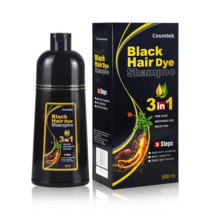 MEIDU Shampoo Shop Black Hair Dye Shampoo