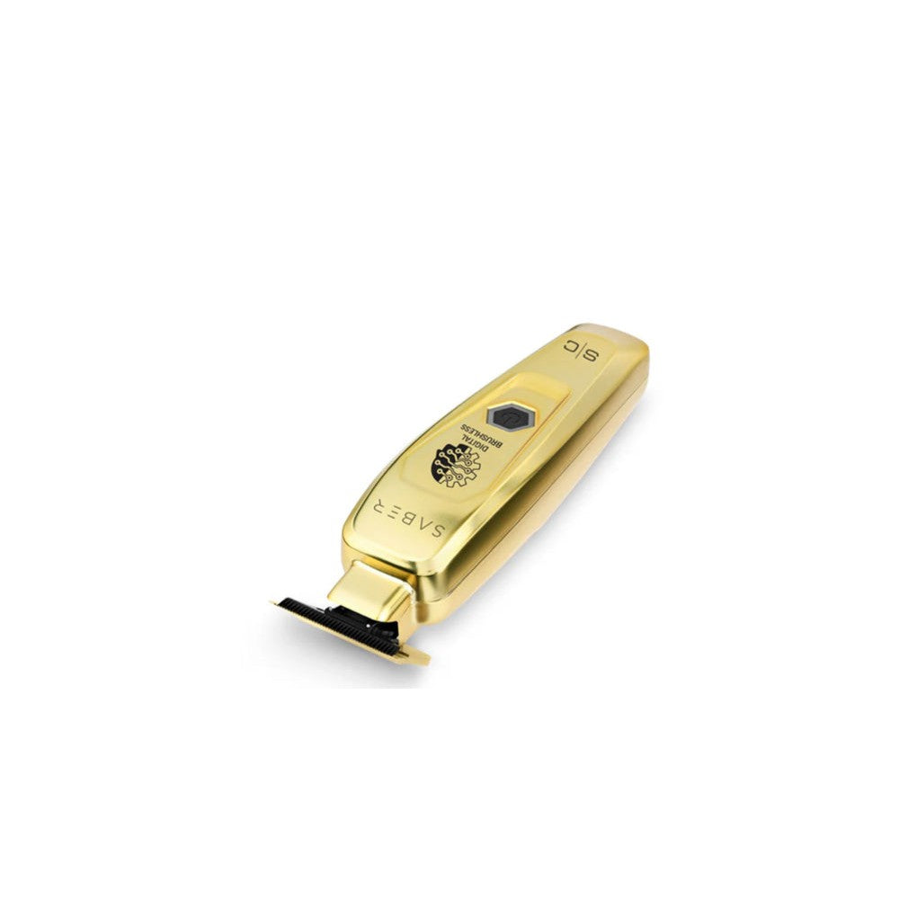 Stylecraft Saber Professional Full Metal Body Digital Brushless Motor Cordless Trimmer - Gold