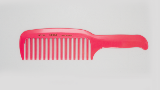 Utsumi #299 Professional Carbon Comb — Pink