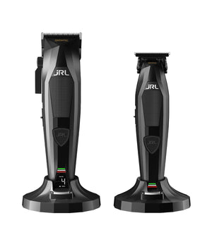 JRL Diamante 2-in-1 Cordless Clipper & Trimmer Set — Black