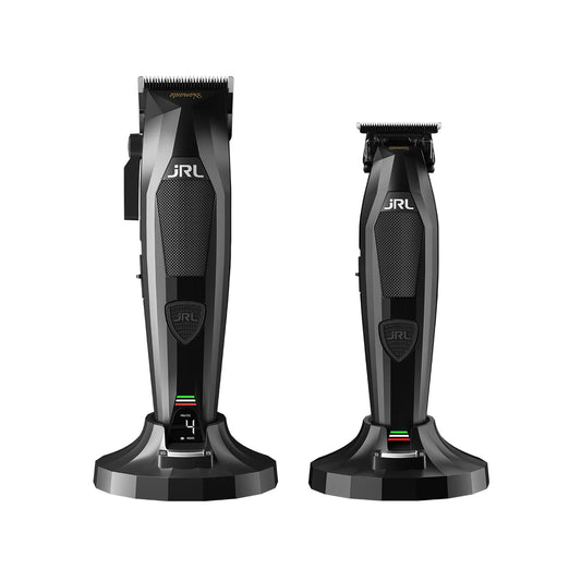 JRL Diamante 2-in-1 Cordless Clipper & Trimmer Set — Black