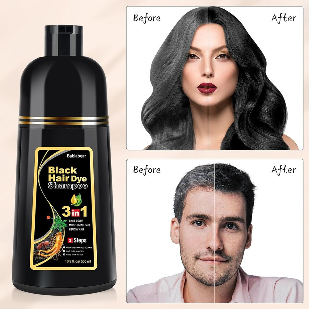 MEIDU Shampoo Shop Black Hair Dye Shampoo