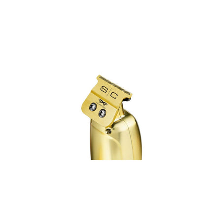 Stylecraft Saber Professional Full Metal Body Digital Brushless Motor Cordless Trimmer - Gold
