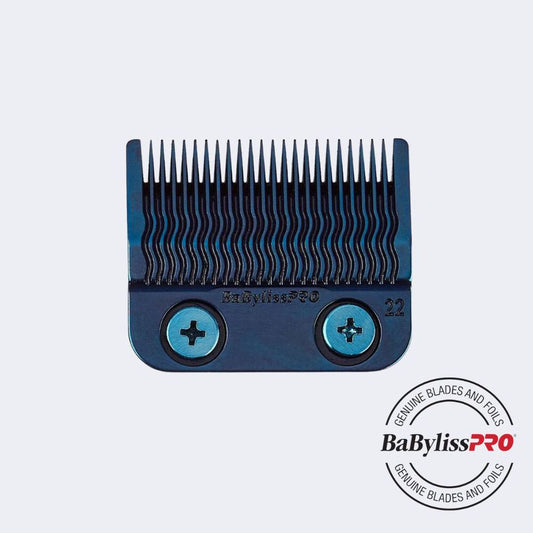 BaBylissPRO Blue Titanium MIM Precision Fade Clipper Blade (FX8022BL)