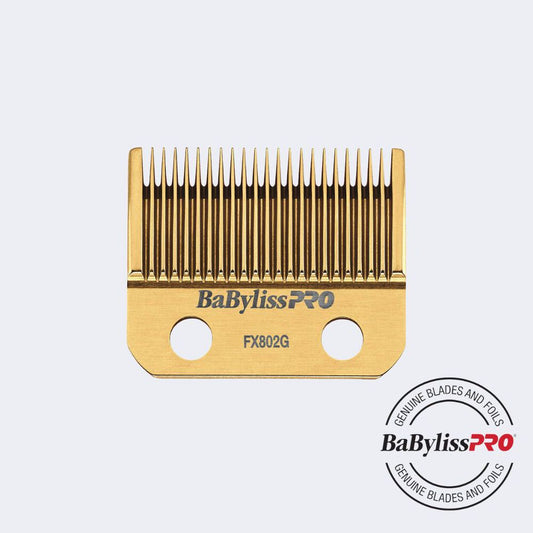BaBylissPRO DLC Titanium Gold Replacement Taper Clipper Blade (FX802G)