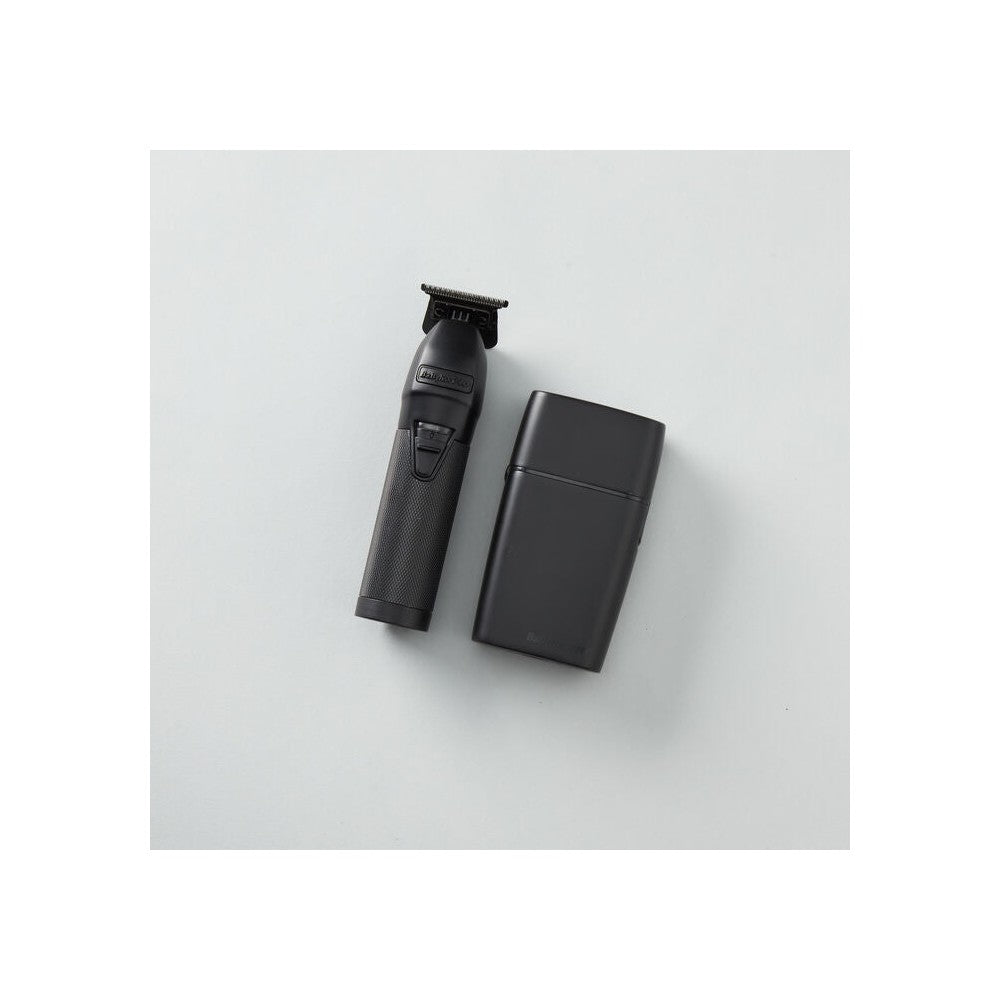 BaBylissPRO® LimitedFX Matte Black Trimmer and Double-Foil Shaver Gift Set Item No. FXDUOFS2TMB