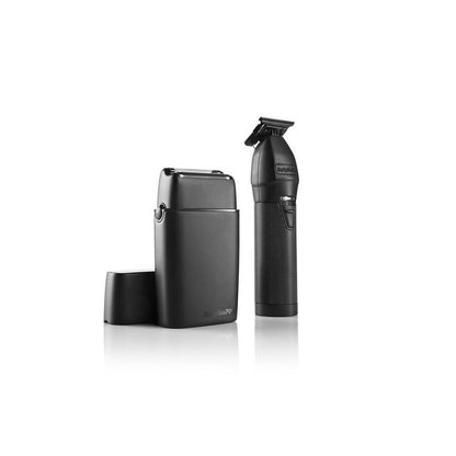 BaBylissPRO® LimitedFX Matte Black Trimmer and Double-Foil Shaver Gift Set Item No. FXDUOFS2TMB