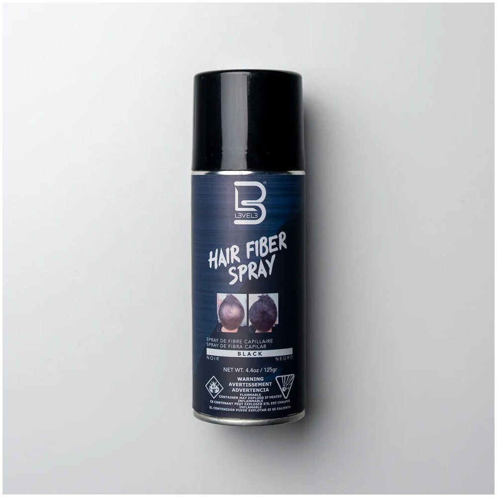 L3VEL3 HAIR FIBER SPRAY BLACK