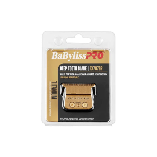 BaBylissPRO Gold Titanium Deep-Tooth T-Blade #FX707G2