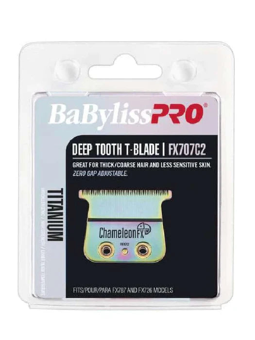 BaBylissPRO IridescentFX Titanium 2.0 Deep Tooth T-Blade #FX707C2