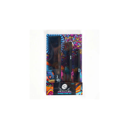 Rolda - Barber Hair Styling Comb Kit | 3-Pack