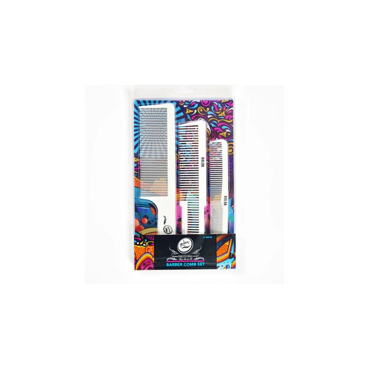 Rolda - Barber Hair Styling Comb Kit | 3-Pack