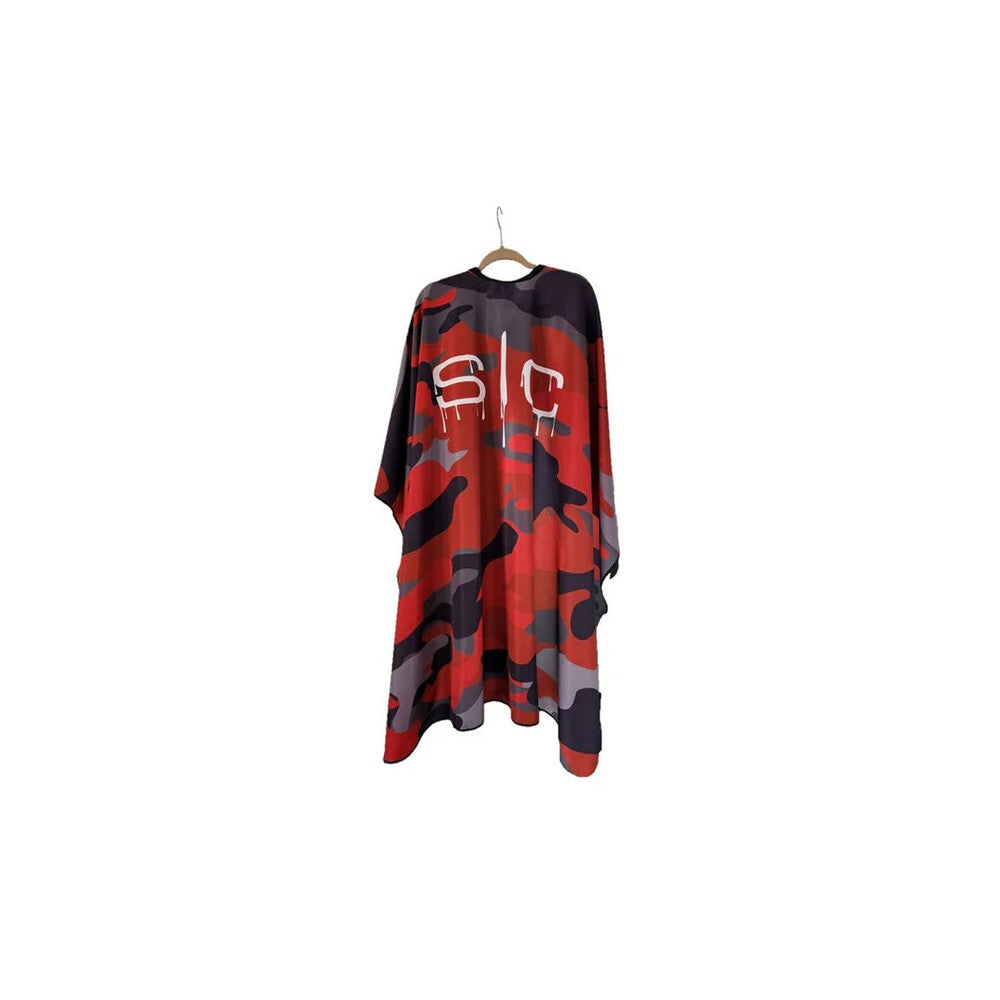 StyleCraft Cutting Cape - Red/Gray