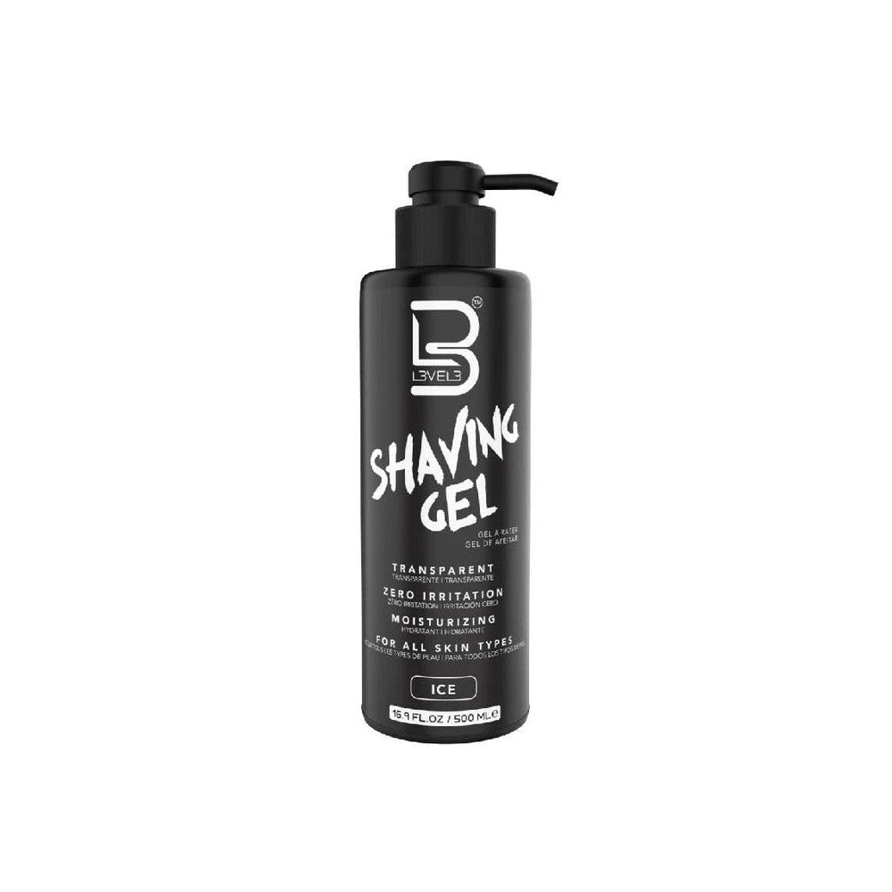 L3VEL3 Transparent Shaving Gel 500ml Assorted Scents